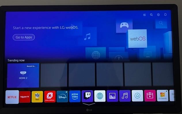 LG 28TN515S LED Smart TV/monitor, LED, 50 Hz, Ophalen of Verzenden, Zo goed als nieuw