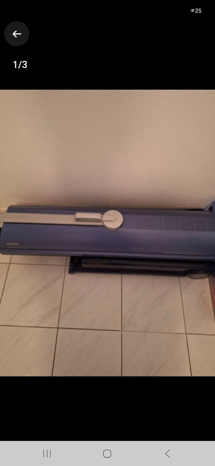 Philips Sunmobile 824 Zonnebank - Goede staat, Witgoed en Apparatuur, Zonnebanken en Gezichtsbruiners, Ophalen, Gebruikt, Zonnebank enkelzijdig