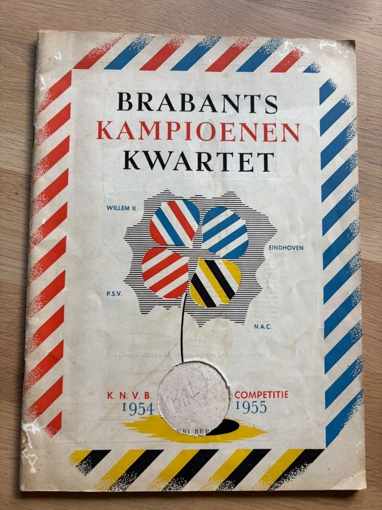 Brabants Kampioenen Kwartet 1955, Gelezen, Ophalen of Verzenden, Balsport, Joop van Brussel