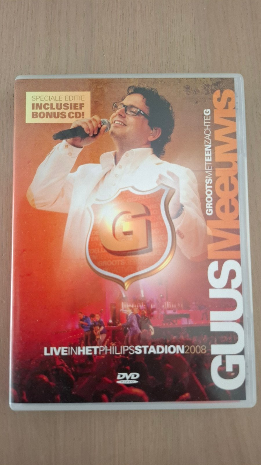Guus Meeuwis - Groots met een zachte G Live DVD 2008, Alle leeftijden, Nederlands, Zo goed als nieuw, Concert