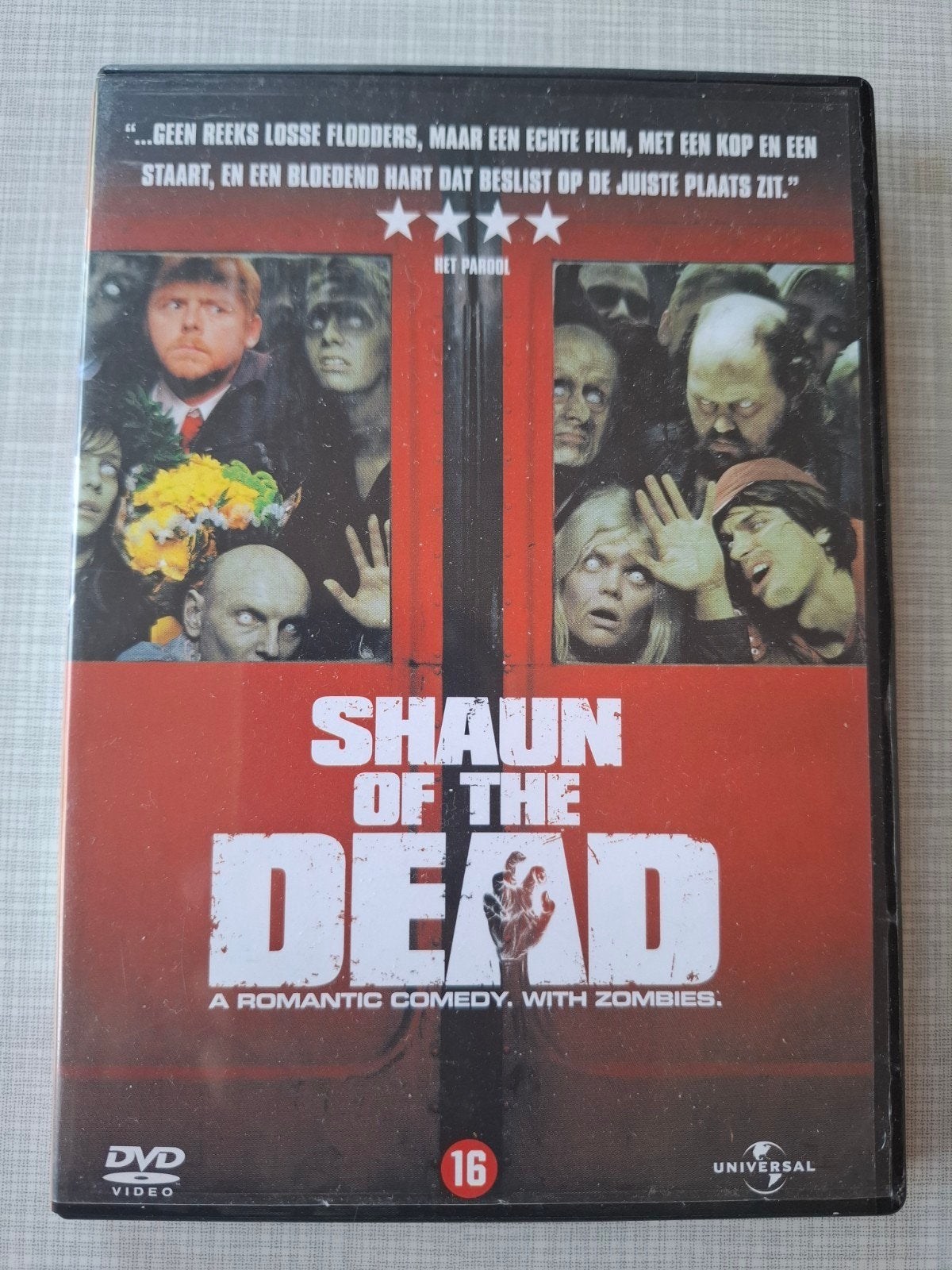 Shaun of the Dead DVD - Romantische Zombie Komedie, Vanaf 16 jaar, Ophalen of Verzenden, Gebruikt