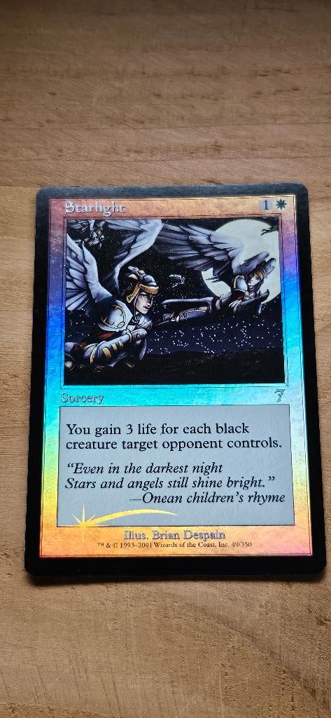 Starlight (foil), Hobby en Vrije tijd, Verzamelkaartspellen | Magic the Gathering, Ophalen of Verzenden, Zo goed als nieuw, Foil