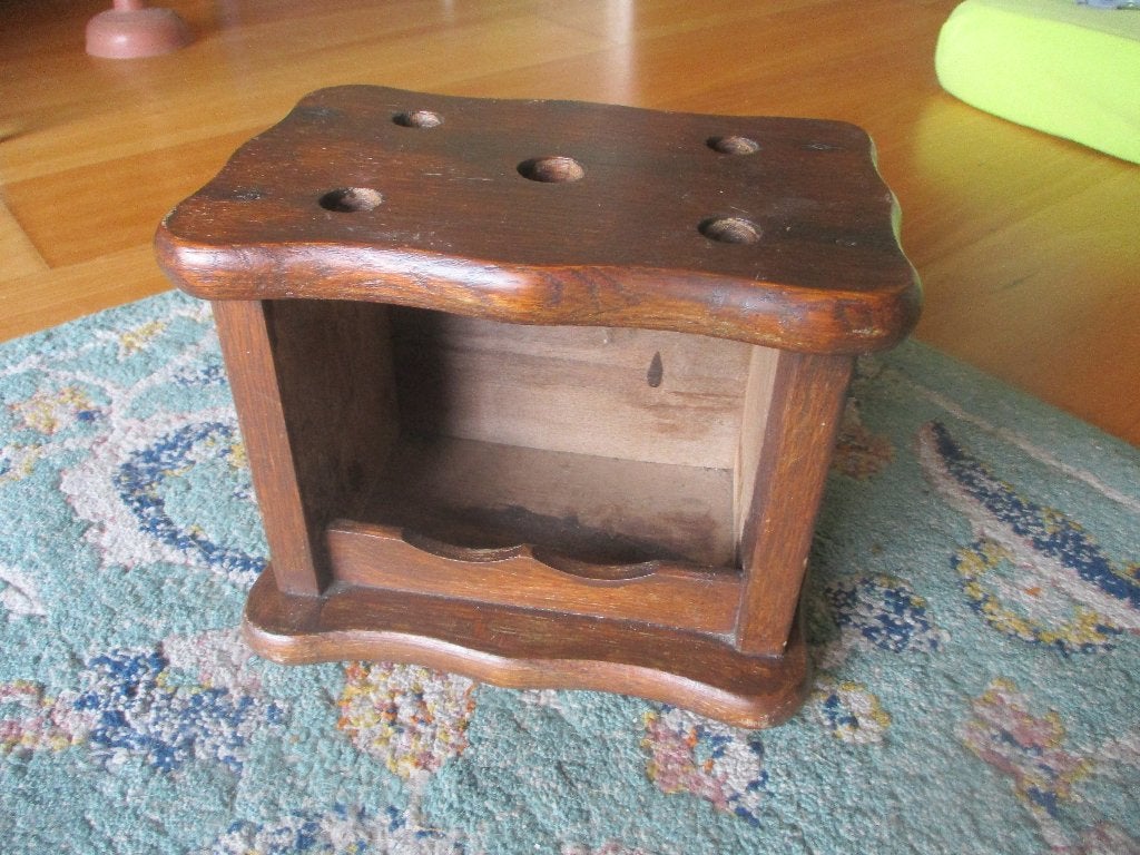Antieke houten voetenstoof / stoof (eikenhout) – Decoratief, Ophalen