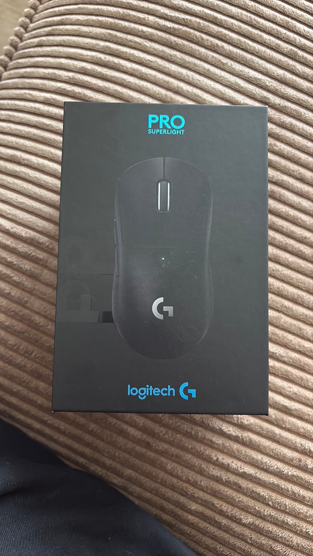 Logitech G PRO X SUPERLIGHT Gaming Muis Zwart, Rechtshandig, Muis, Gaming muis, Nieuw