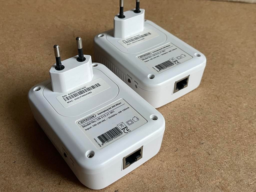 Sitecom wifi Homeplug.kit 200 Mbps, Ophalen of Verzenden, Zo goed als nieuw