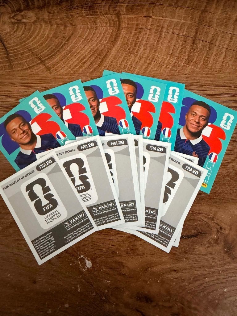 panini wk 2026 Mbappe Fra20 sticker, Ophalen of Verzenden, Zo goed als nieuw, Sticker