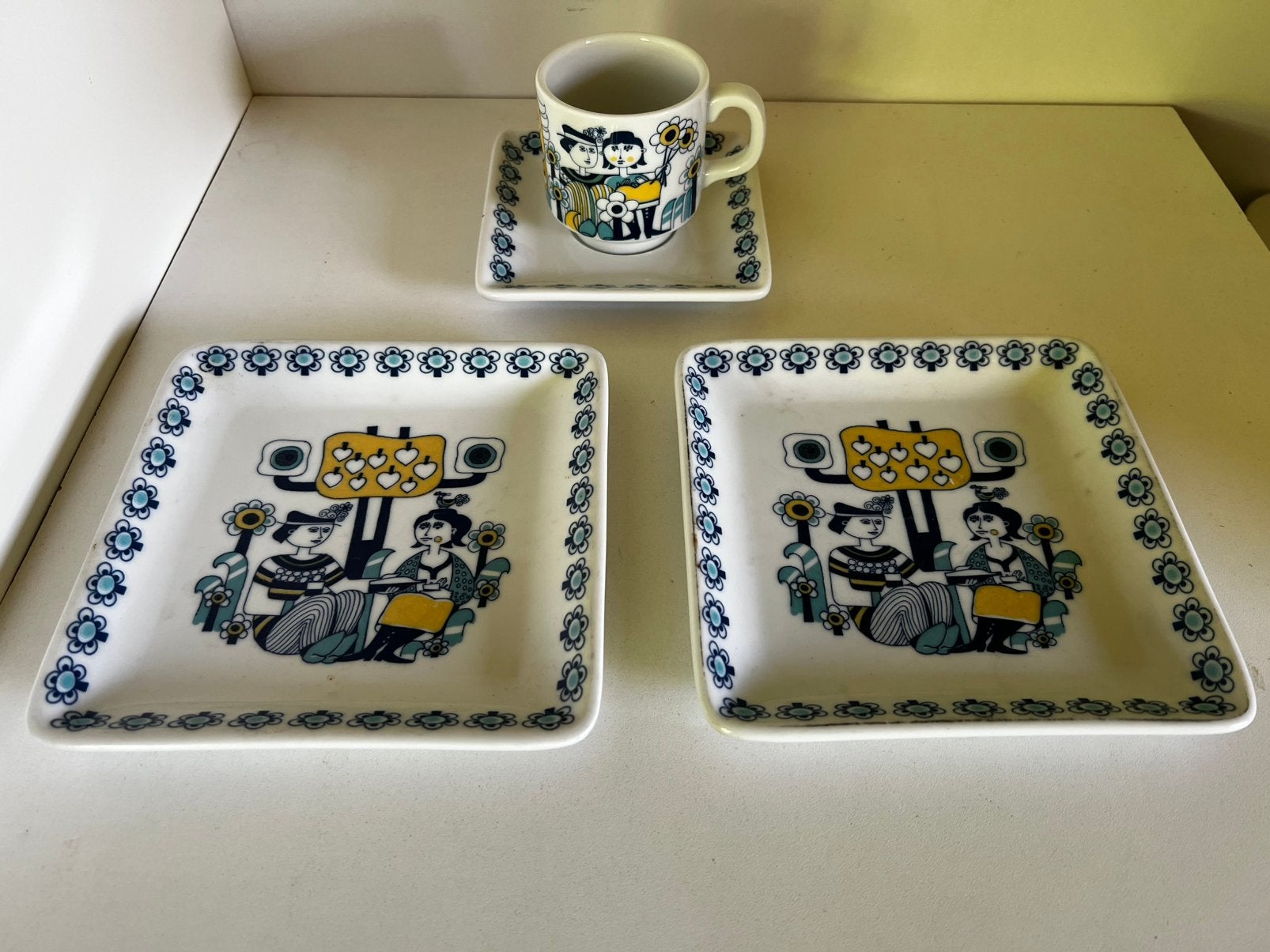Vintage Mosa Holland serviesdelen Jef Schijns, Ophalen of Verzenden
