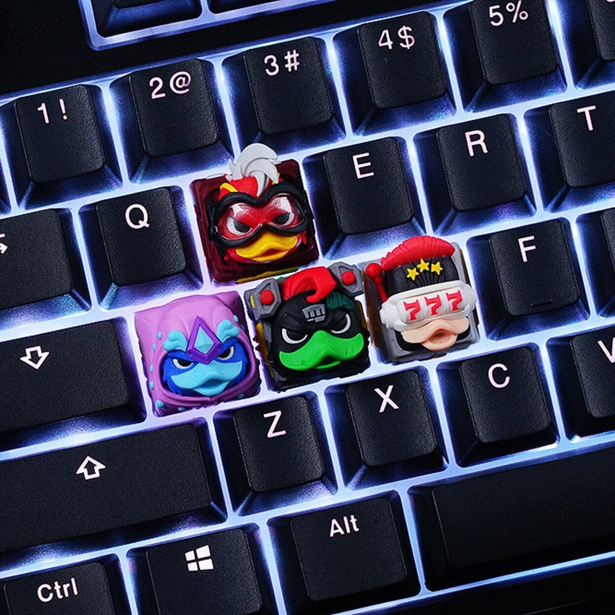 Ducky Super Hero - Rocket (Solid Eyes) Keycap, Computers en Software, Toetsenborden, Ophalen of Verzenden, Nieuw, Ducky