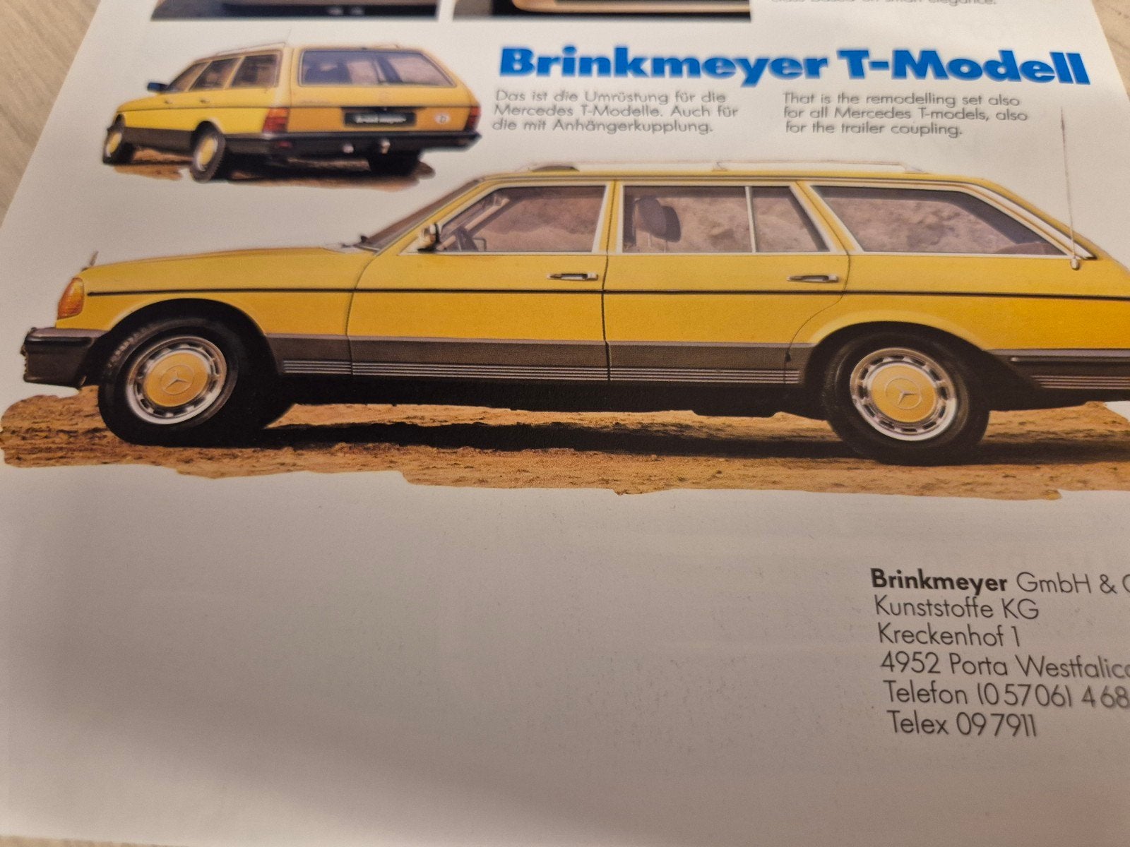 Brinkmeyer tuner Mercedes w123 200 300 serie jaren 80 izgst, Auto diversen, Handleidingen en Instructieboekjes, Ophalen of Verzenden