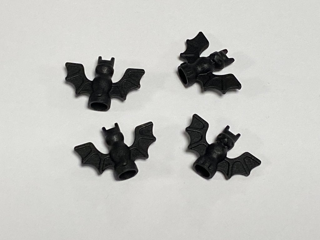 Partij Lego 4x zwarte vleermuizen / bat, Overige thema's, Lego, Nieuw, Ophalen of Verzenden