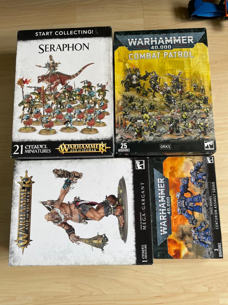 WARHAMMER VERZAMELING, (niet compleet), Met verf, Gebruikt, Figuurtje(s), Warhammer