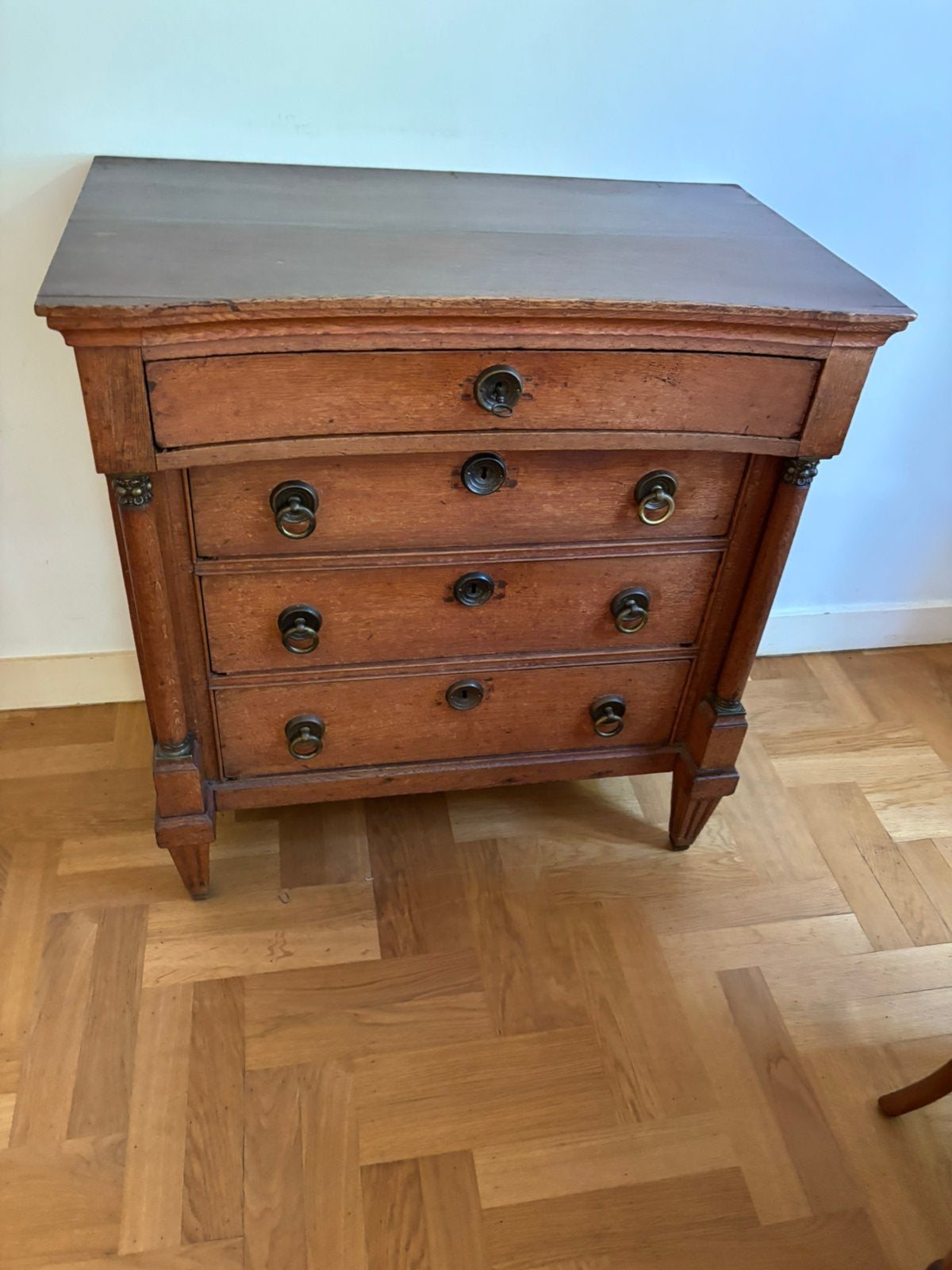 Antieke Empire ladekast commode wandkast antiek, Antiek Empire, Gebruikt, ., .
