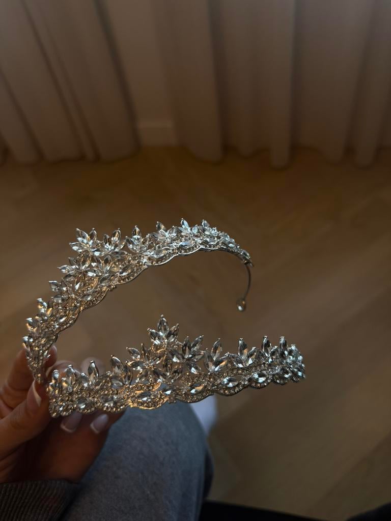 Bruid kroon haaraccesoires, Ophalen of Verzenden, Zo goed als nieuw