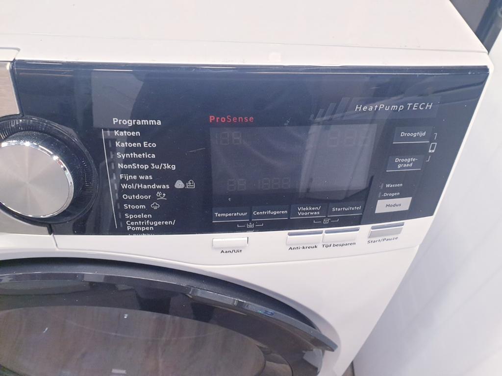 Wasdroogcombinatie AEG 10kg 1600tpm Warmtepomp INC GARANTIE, Witgoed en Apparatuur, 10 kg of meer, Ophalen, Zo goed als nieuw