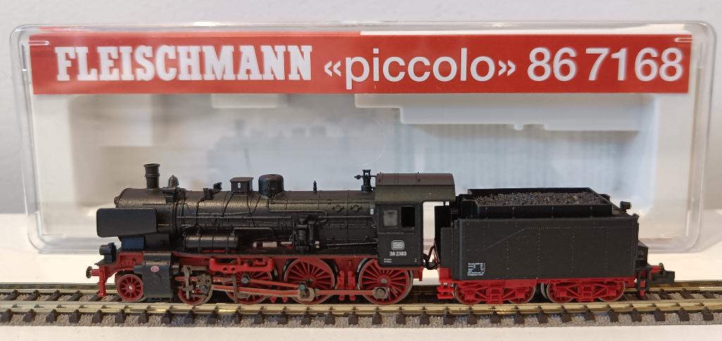 Fleischmann 867168 BR38, Fleischmann, Ophalen of Verzenden, Zo goed als nieuw, Gelijkstroom