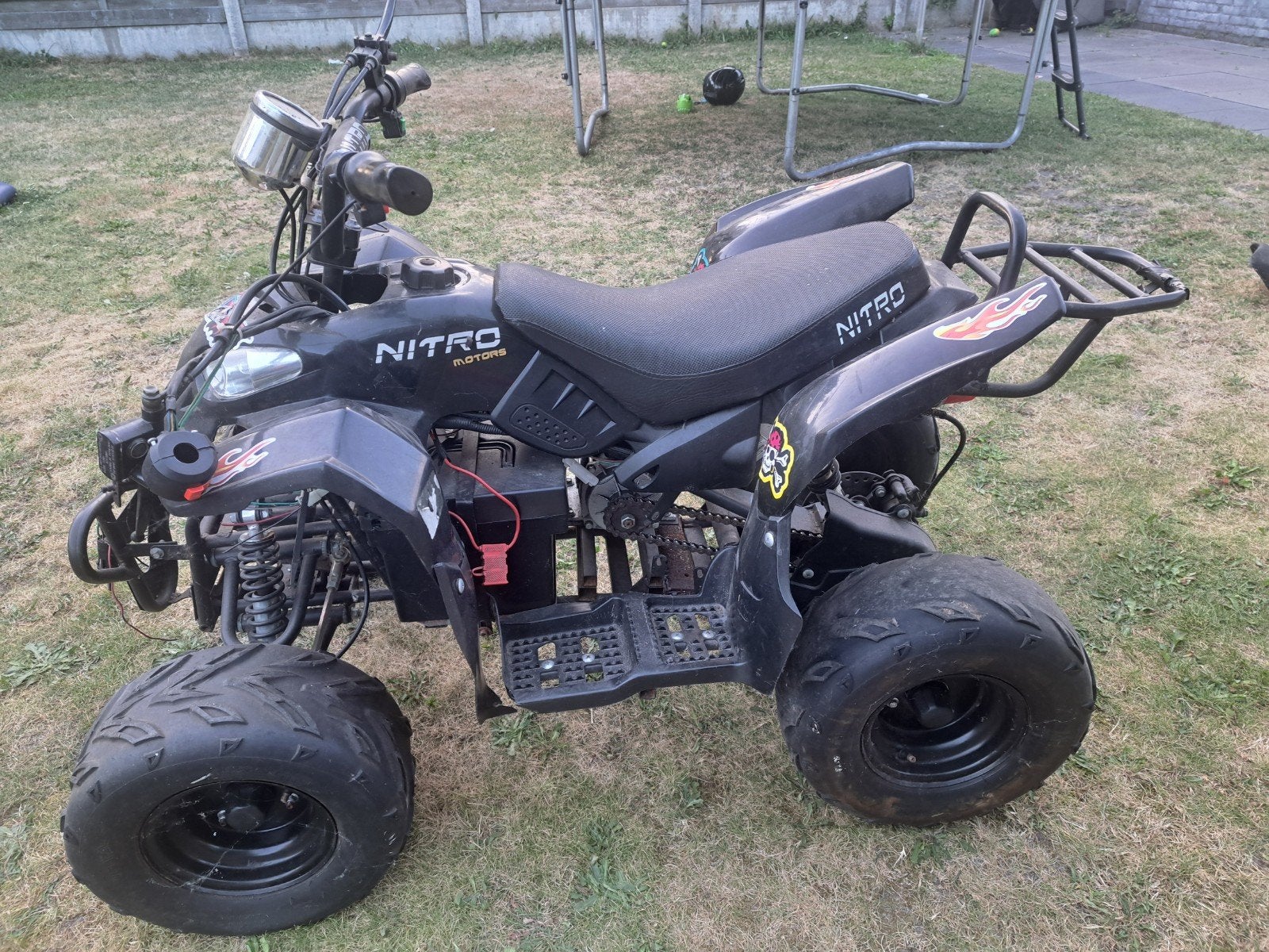 Electrische quad en mini chopper met heel veel onderdelen, Ophalen, Overige typen