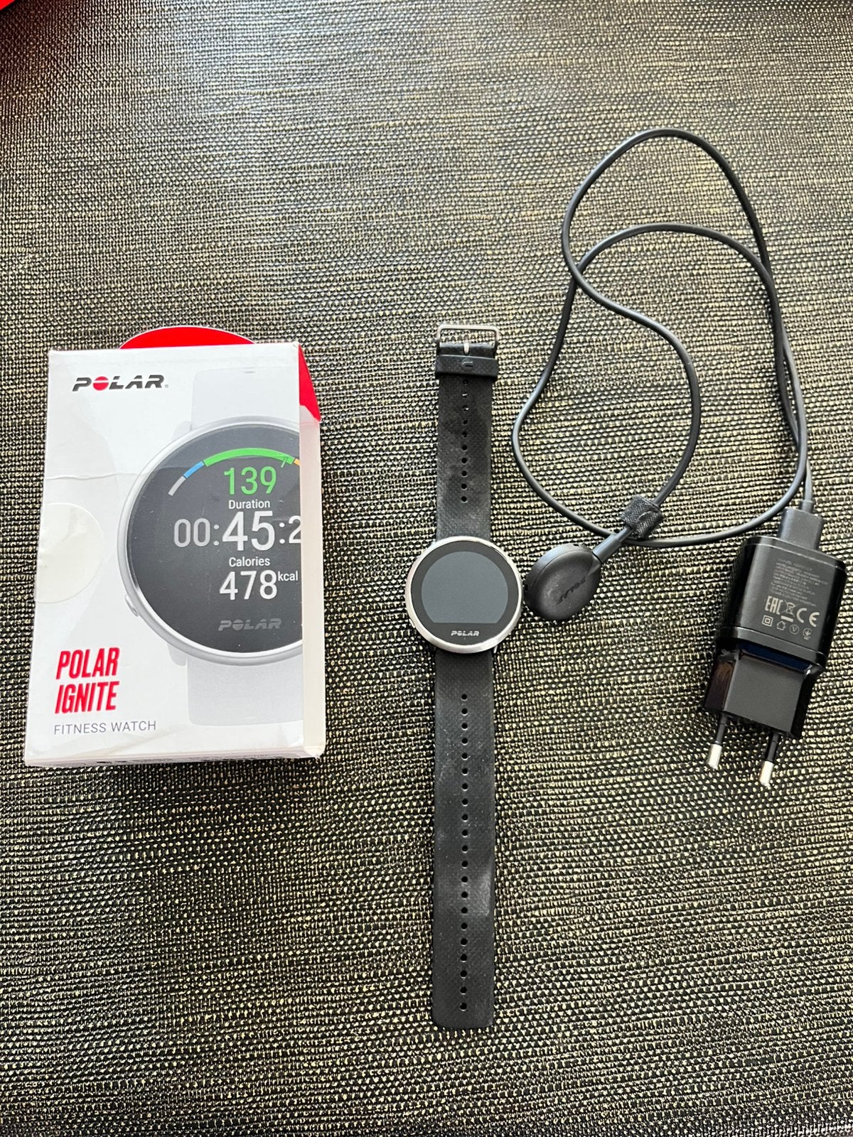 Polar ignite fitness watch, Ophalen, Zo goed als nieuw, Zwart, Android