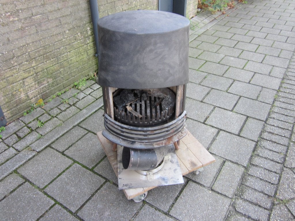 Te koop open voorzet haard., Ophalen, Gebruikt, Vrijstaande haard, Houthaard