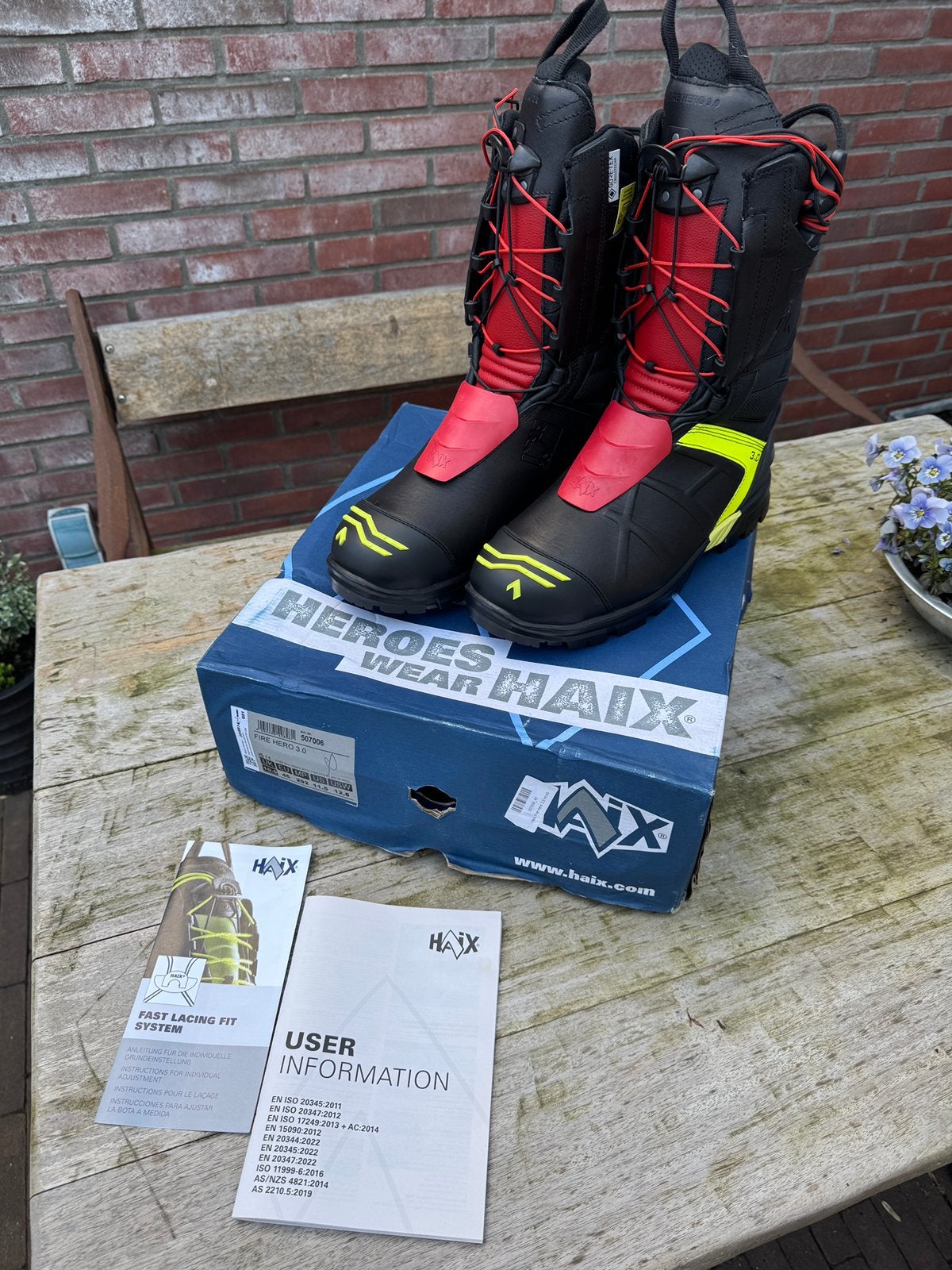 Haix Fire Hero 3.0 Brandweerlaarzen maat 45 - Nieuw, Ophalen, Nieuw