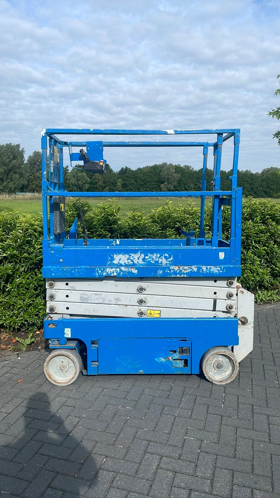 Schaarhoogwerker genie gs-1932 werkhoogte 7,8 m, Ophalen