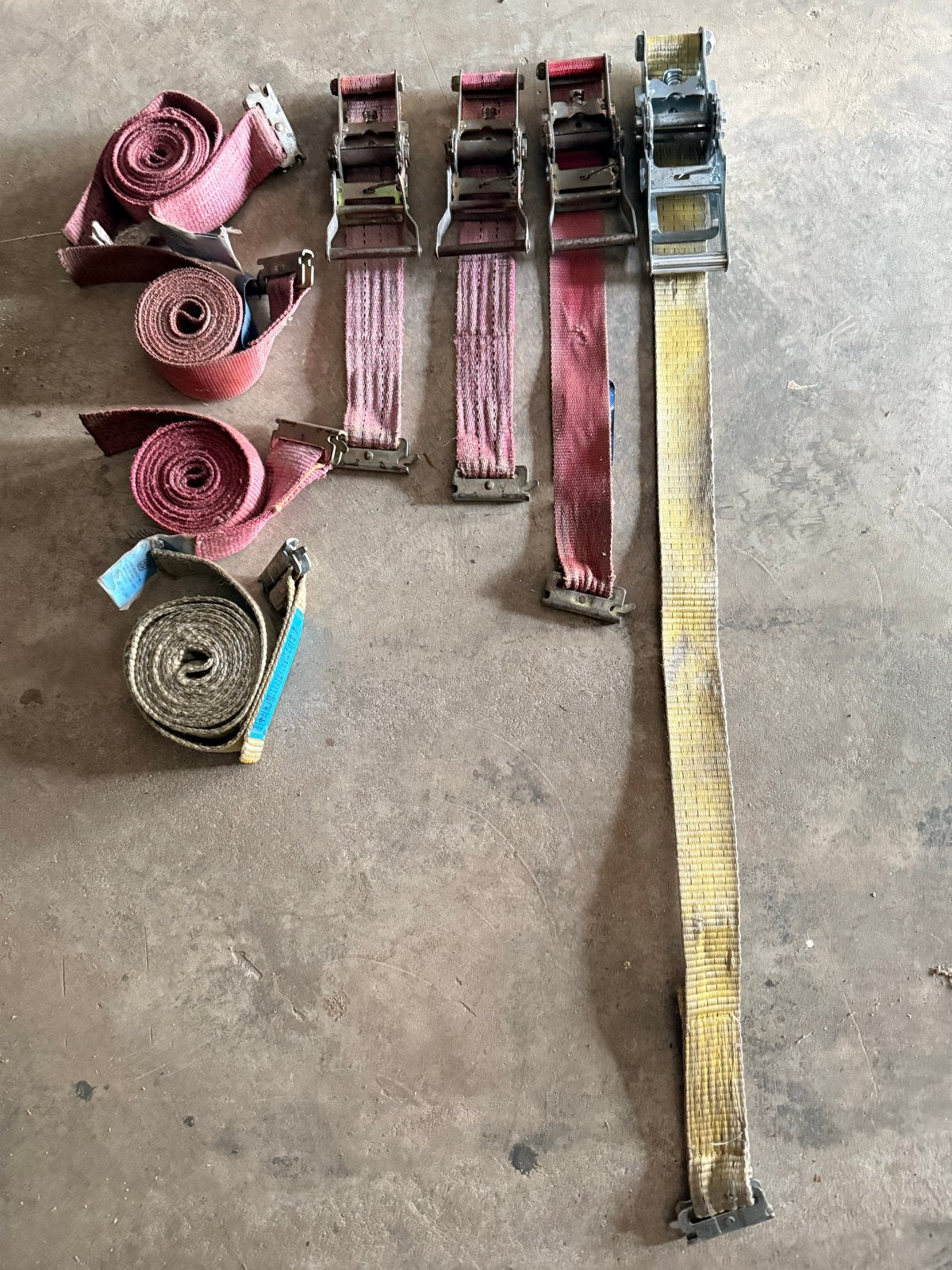 4 x 7 meter bindrails met spanbanden, Auto diversen, Overige Auto diversen, Ophalen
