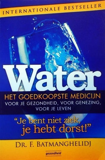 Dr. F. Batmanghelidj - Water, Dr. F. Batmanghelidj, Ophalen of Verzenden, Zo goed als nieuw, Natuurwetenschap