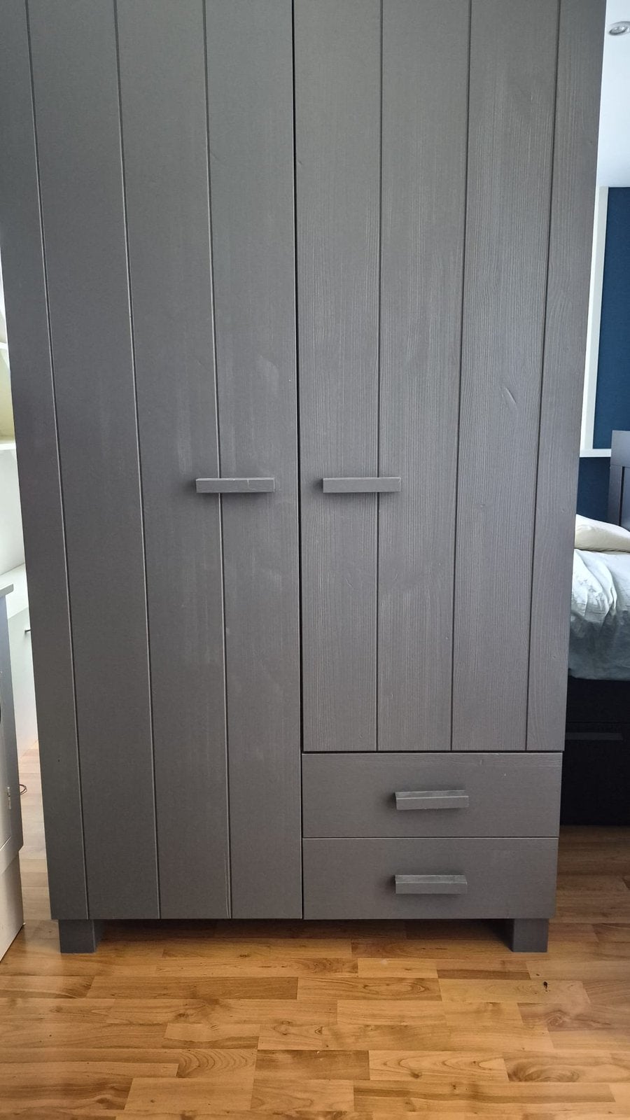 Woood kleding kast, Huis en Inrichting, Ophalen, Gebruikt, 200 cm of meer, Overige houtsoorten