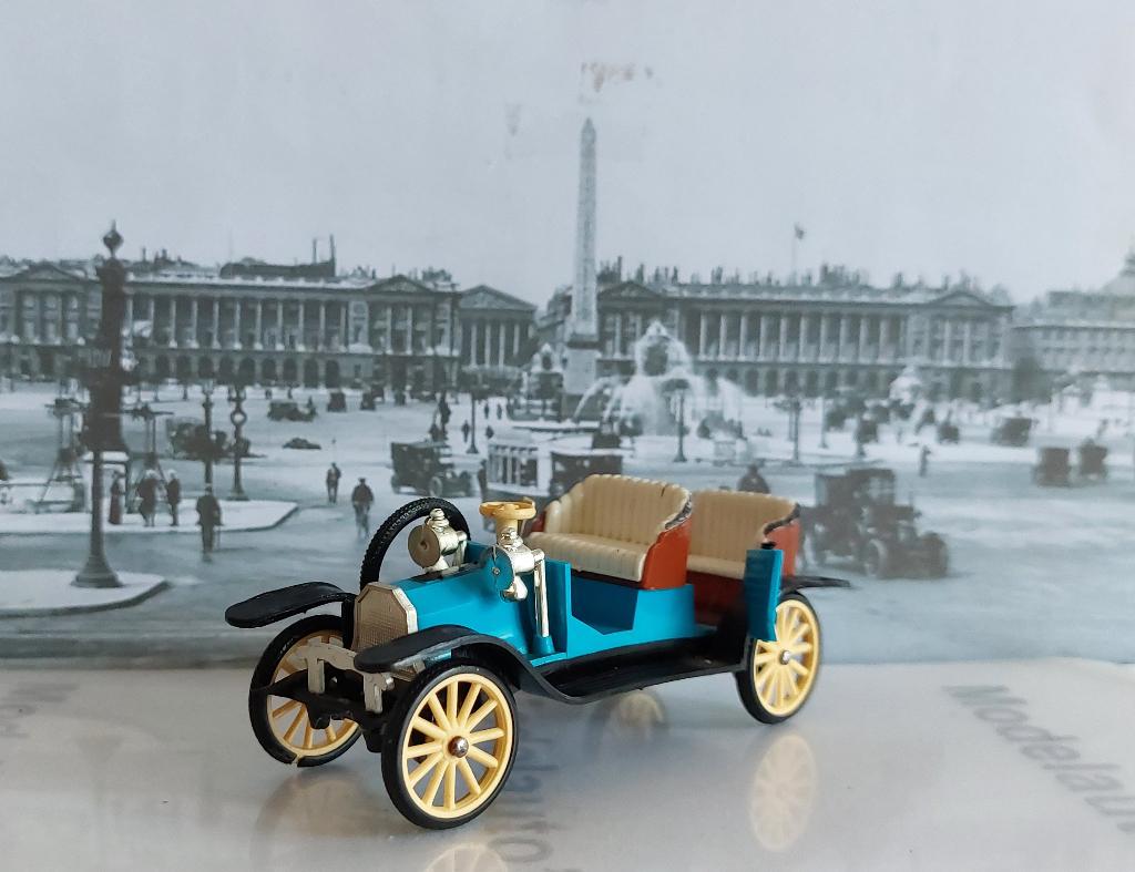 1:43 Peugeot Type 78 double phaeton 1906; Minialuxe # 06, Hobby en Vrije tijd, Modelauto's | 1:43, Ophalen of Verzenden, Gebruikt