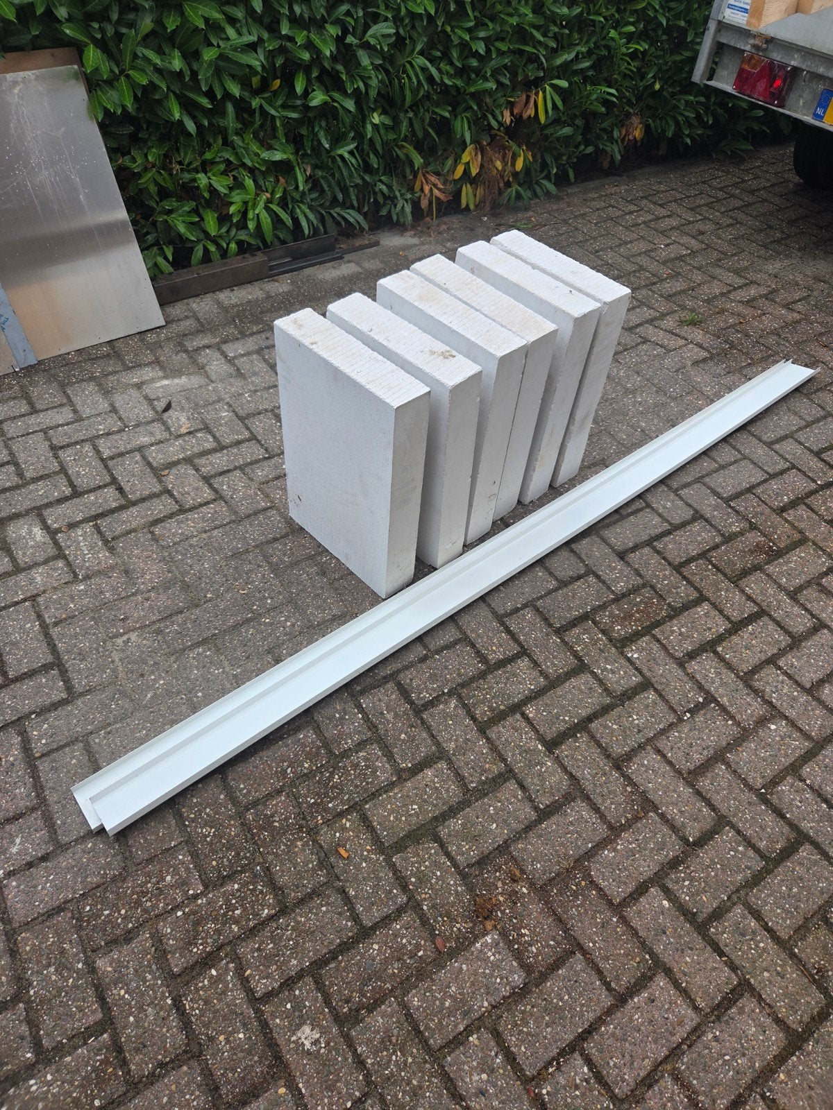 6x cellenbeton blokken h en h en u profiel, Ophalen, Nieuw, Overige typen