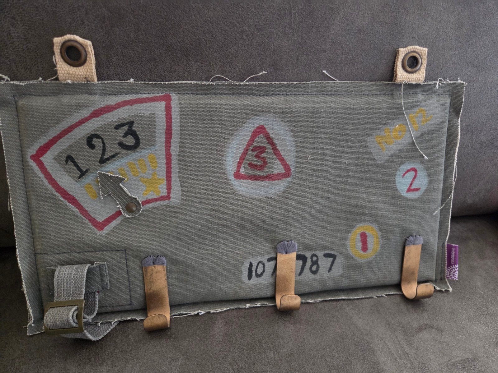 Colorique Dutch Designe Stoere Kinder kapstok, Ophalen of Verzenden, Hout, Wandkapstok, Minder dan 100 cm