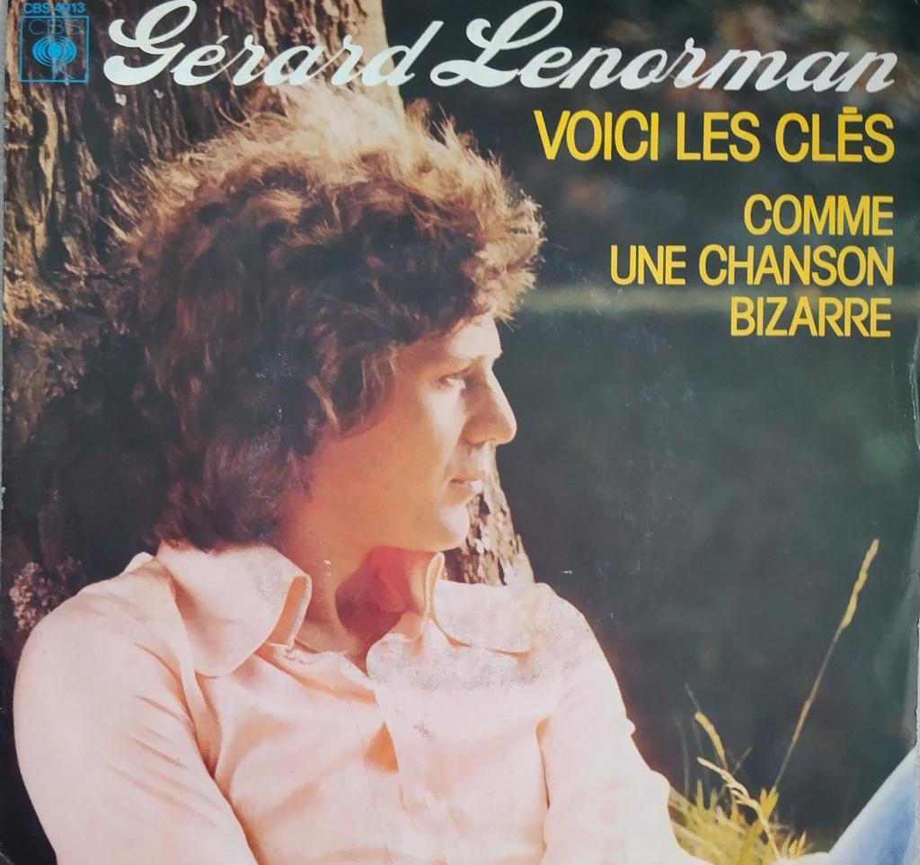 Gérard Lenorman - Voici les clés, Cd's en Dvd's, 7 inch, Single, Pop, Fotohoes