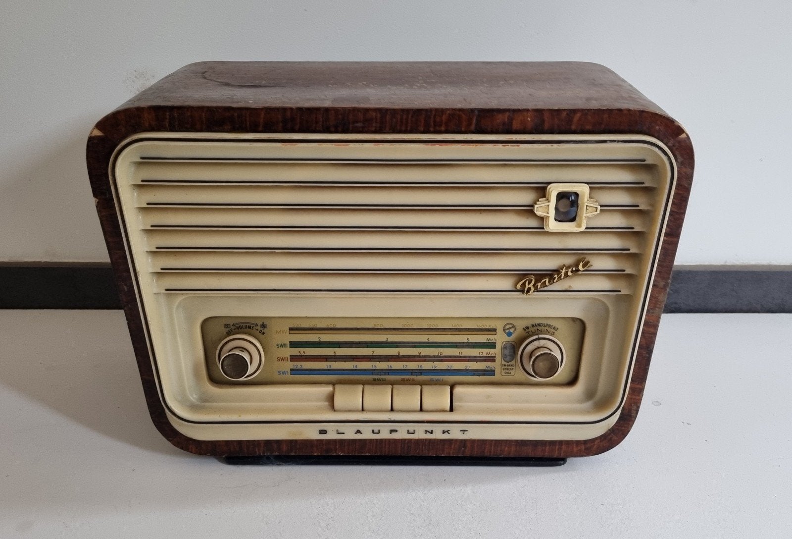 Vintage Blaupunkt Bastel buizenradio - Jaren '50, Ophalen of Verzenden, Gebruikt, Radio