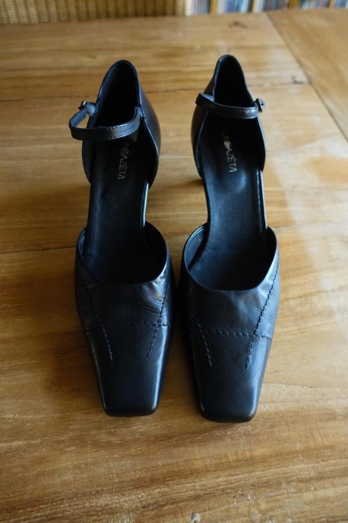 nieuw - elegante zwart leren schoenen Linea Zeta mt 39, Kleding | Dames, Schoenen, Zwart, Nieuw, Ophalen of Verzenden, Linea Zeta