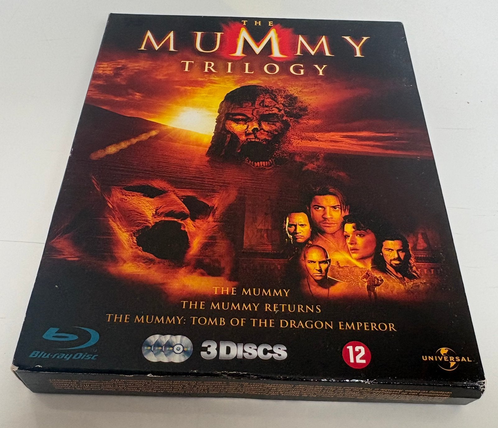 The Mummy Trilogy (3 disc blu ray), Verzenden, Zo goed als nieuw