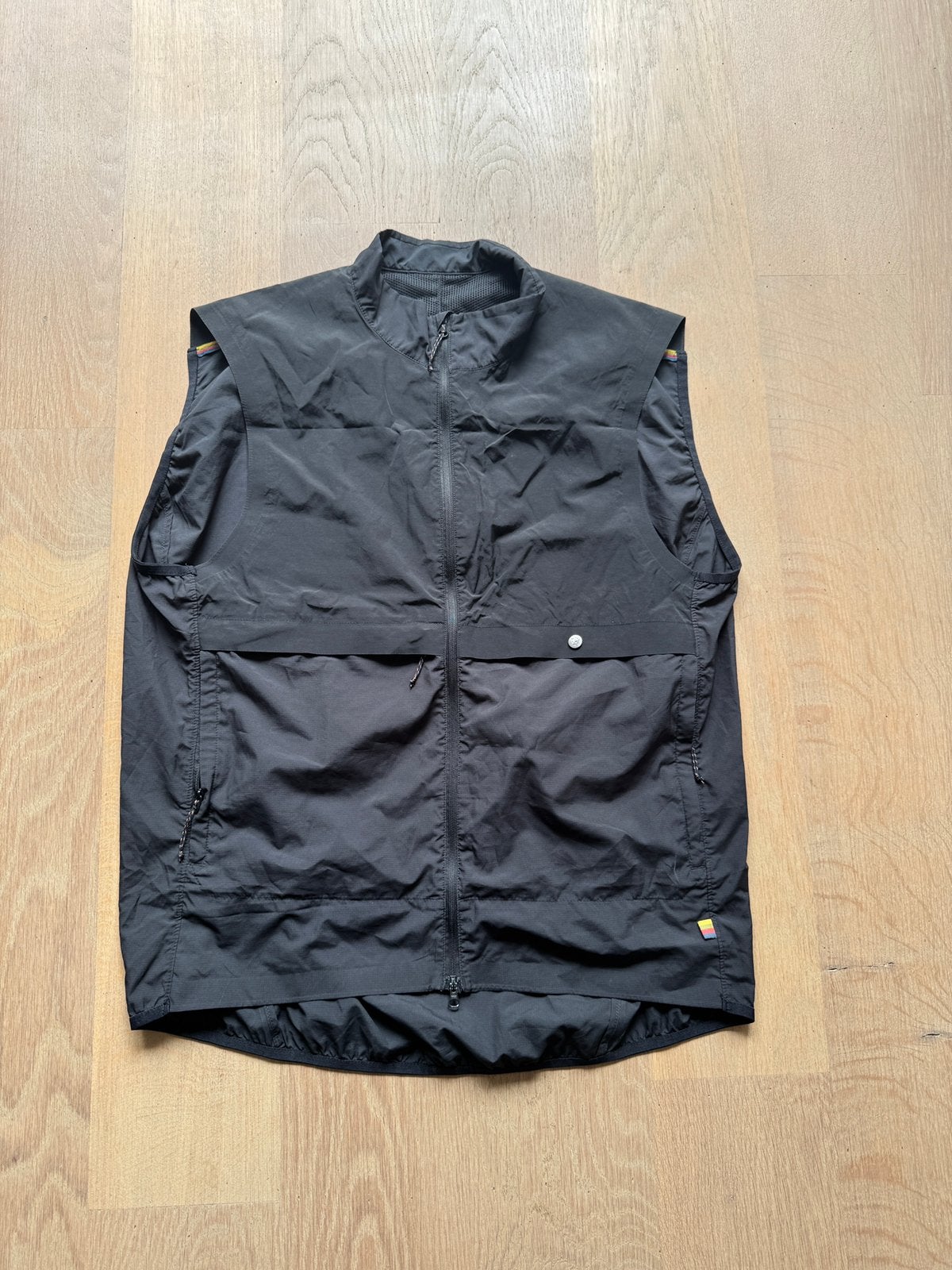 Prachtige Fjallraven s/f riders vest  maat L Kleir zwart, Ophalen of Verzenden, Zo goed als nieuw, Zwart