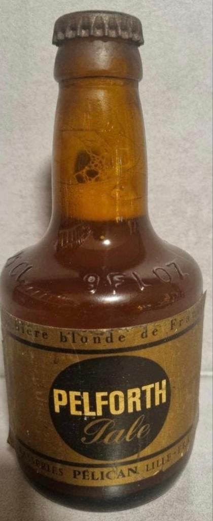 Pelforth Pale – Brasserie Péllican Lille – jaren ’60 / '70, Verzamelen, Biermerken, Ophalen of Verzenden, Gebruikt, Flesje(s)