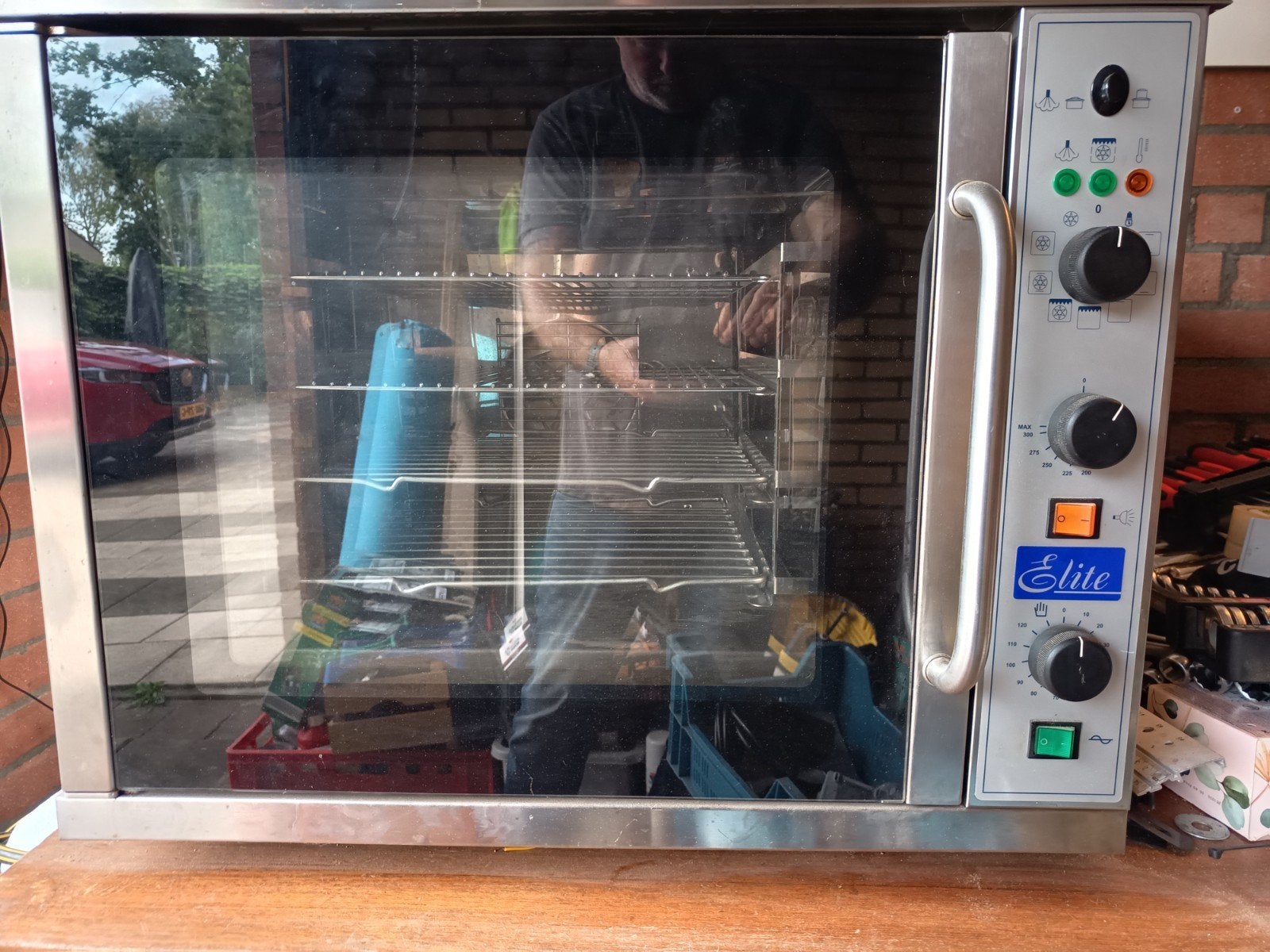 Elite 2/3 GN Hete Lucht Oven met Wateraansluiting, Ophalen, Hete lucht, Heteluchtoven, Gebruikt