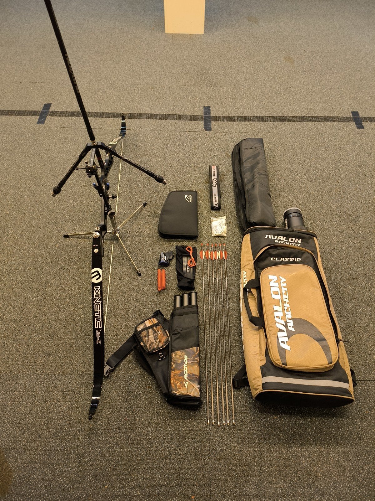 Complete Boogschietset: Kinetic Arios 2 met accessoires, Ophalen, Zo goed als nieuw
