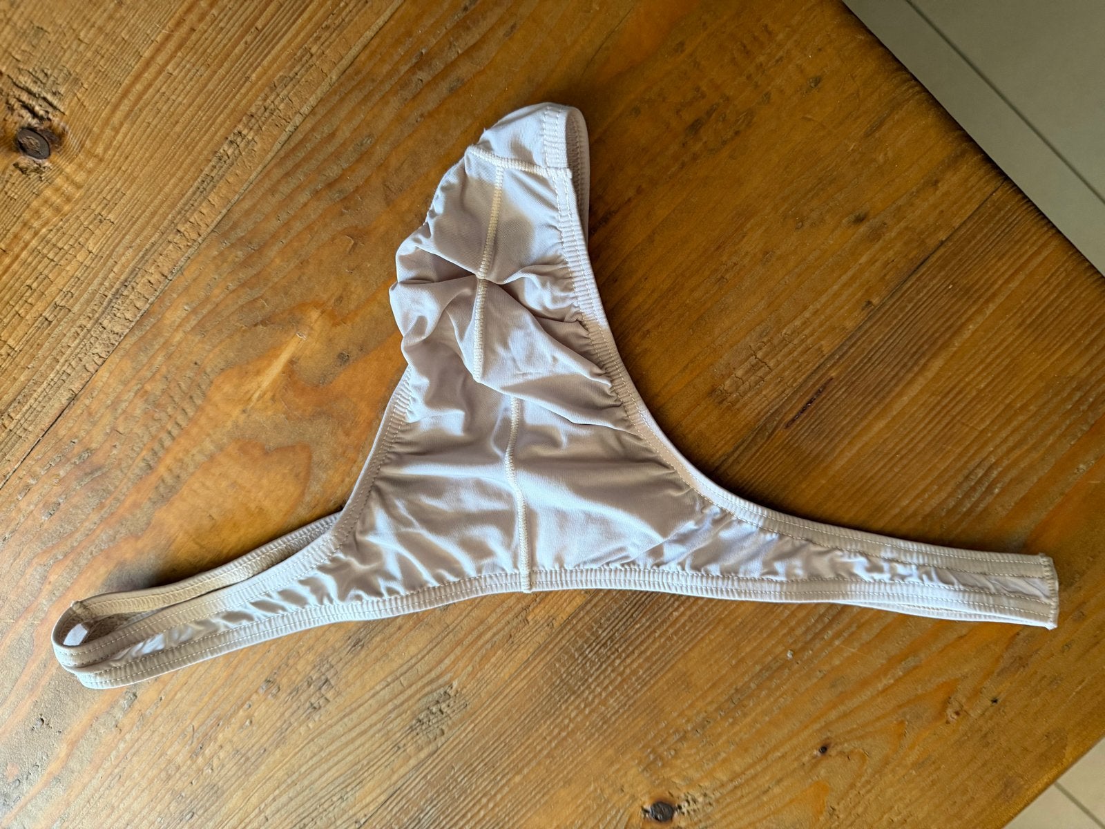 Gedragen Heren string- comfortabel en duurzaam, Ophalen of Verzenden, Beige