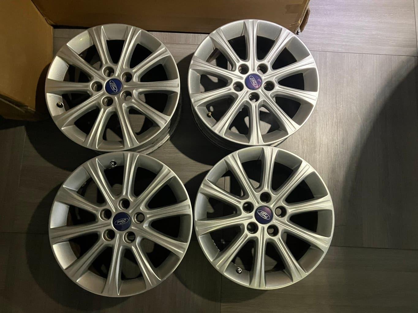 16" Originele Ford LM velgen met Vredesteijn allseasons band, 2676aw, Gebruikt, Banden en Velgen, Autoservicewaterweg@gmail.com
