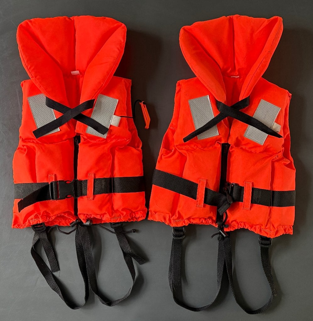 2x Kinder reddingvest 15 tot 20 kg, Ophalen of Verzenden, Zo goed als nieuw, Overige typen