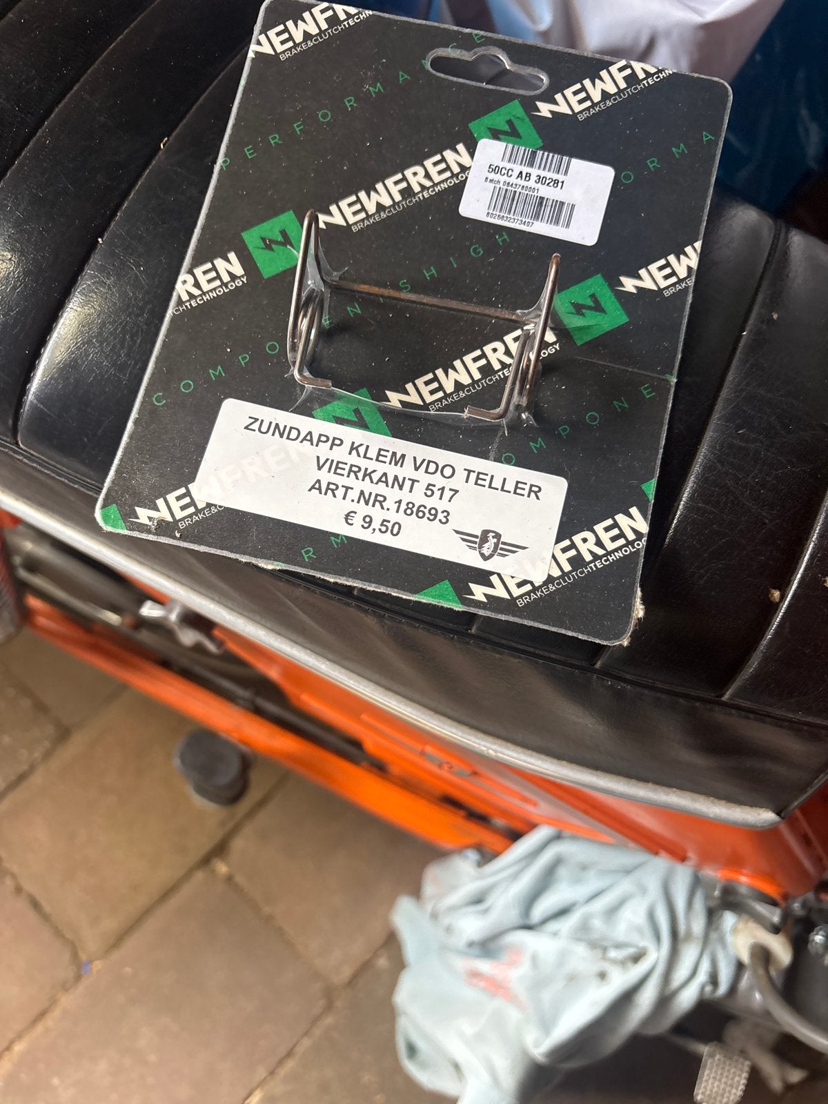 Zundapp Klem VDO Teller Vierkant 517, Fietsen en Brommers, Brommeronderdelen | Zundapp, Ophalen of Verzenden, Nieuw, Overige typen