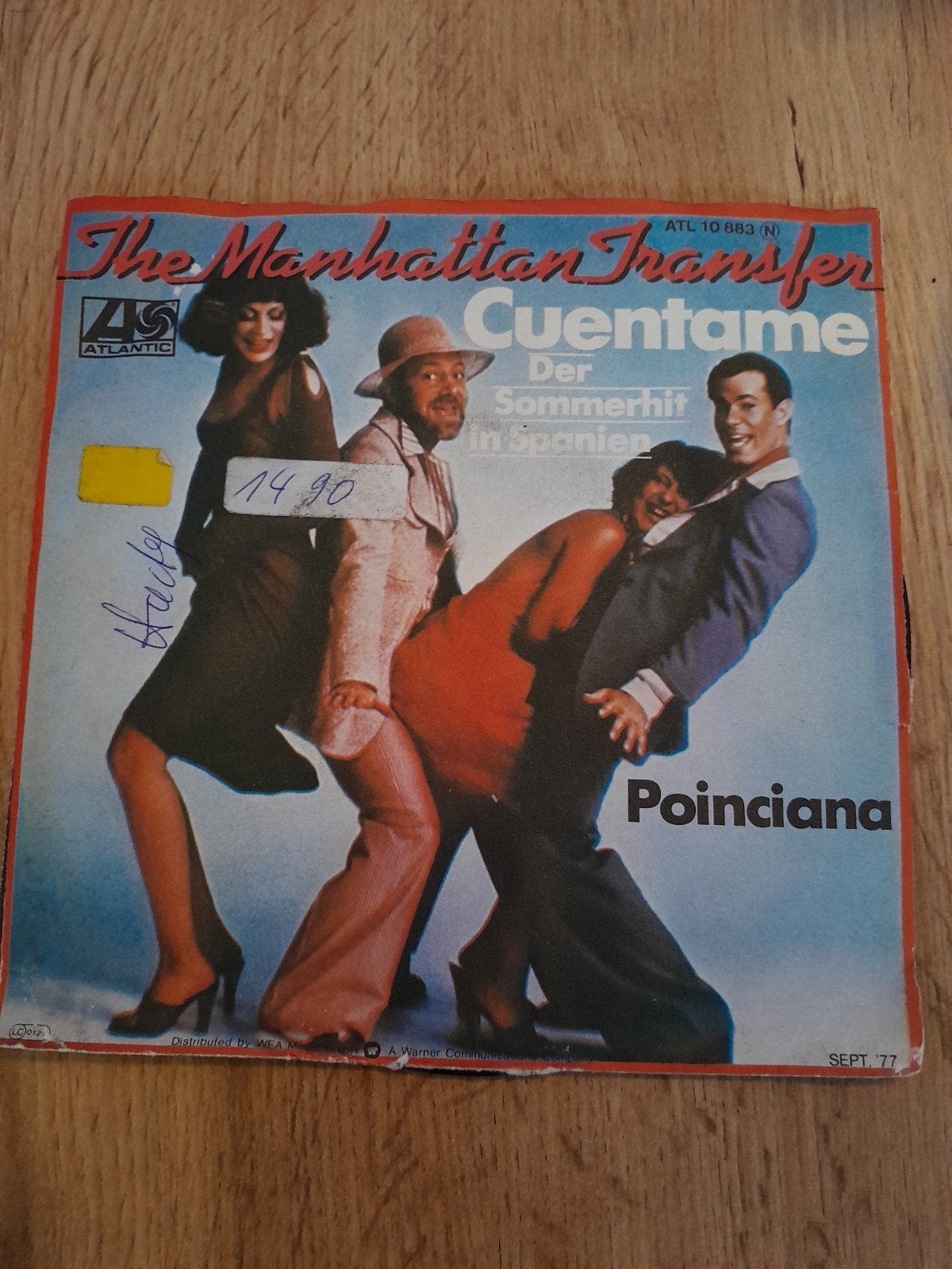 The manhattans transfer 7inch cuentame, Ophalen of Verzenden