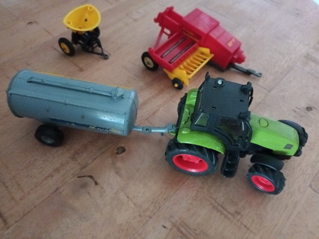 Set Landbouw miniaturen, Hobby en Vrije tijd, Modelauto's | 1:32, Ophalen of Verzenden, Gebruikt, Tractor of Landbouw, Overige merken
