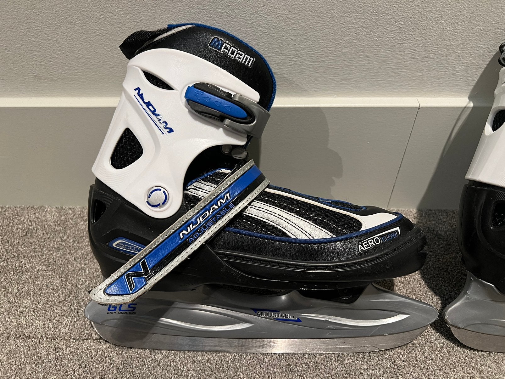 Nijdam verstelbare schaatsen. Nooit gebruikt, maat 38-41, Sport en Fitness, Schaatsen, Ophalen, Nieuw, IJshockeyschaatsen, Nijdam