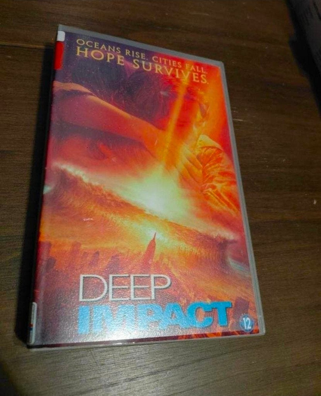 VideoLand Deep Impact videoband. Grote hoes., Gebruikt, Ex-rental, Science Fiction en Fantasy, Ophalen of Verzenden