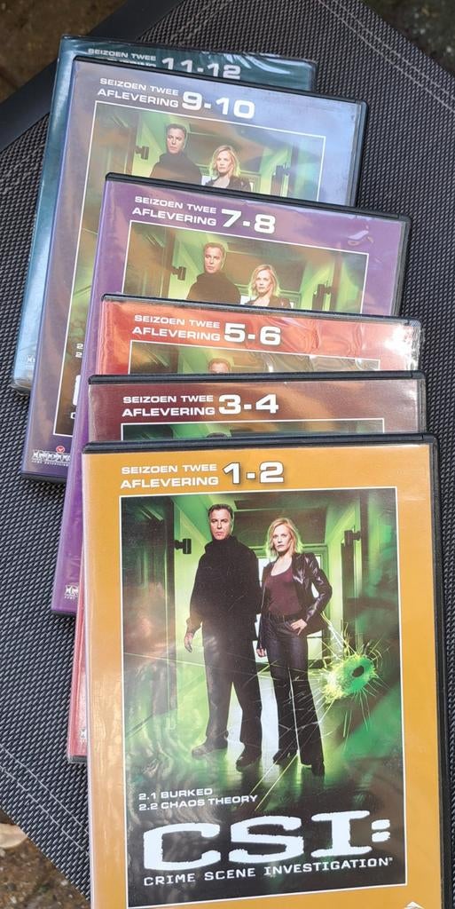 Dvd csi seizoen 2, Vanaf 12 jaar, Ophalen of Verzenden, Zo goed als nieuw, Actie en Avontuur