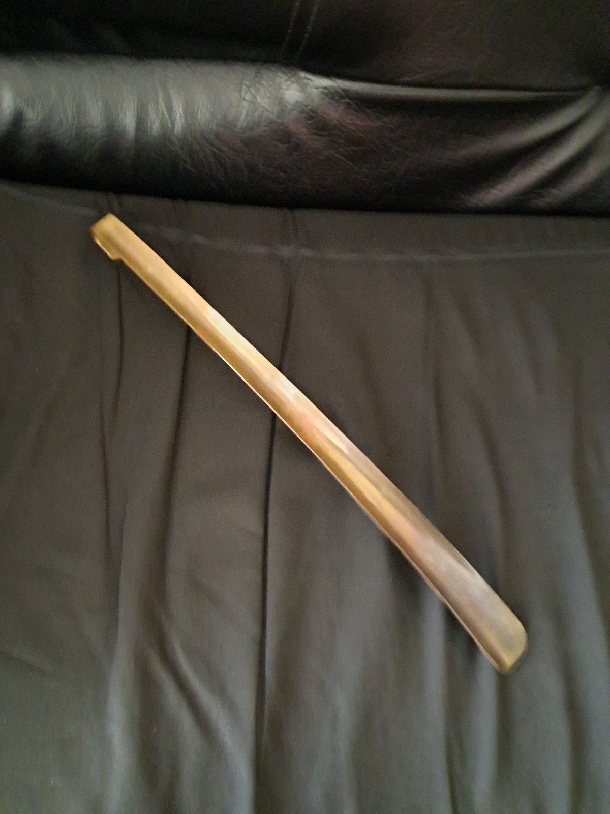 Vintage Messing Schoenlepel - 46 cm, Ophalen of Verzenden