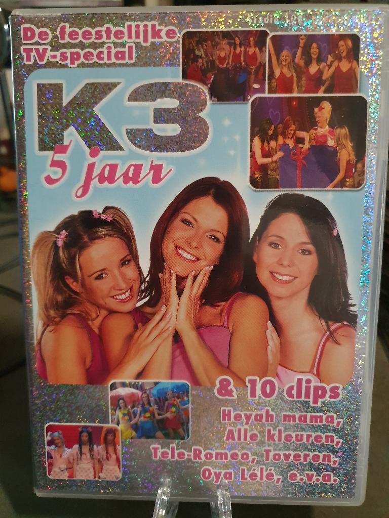 K3 5 jaar DVD, Alle leeftijden, Ophalen, Zo goed als nieuw