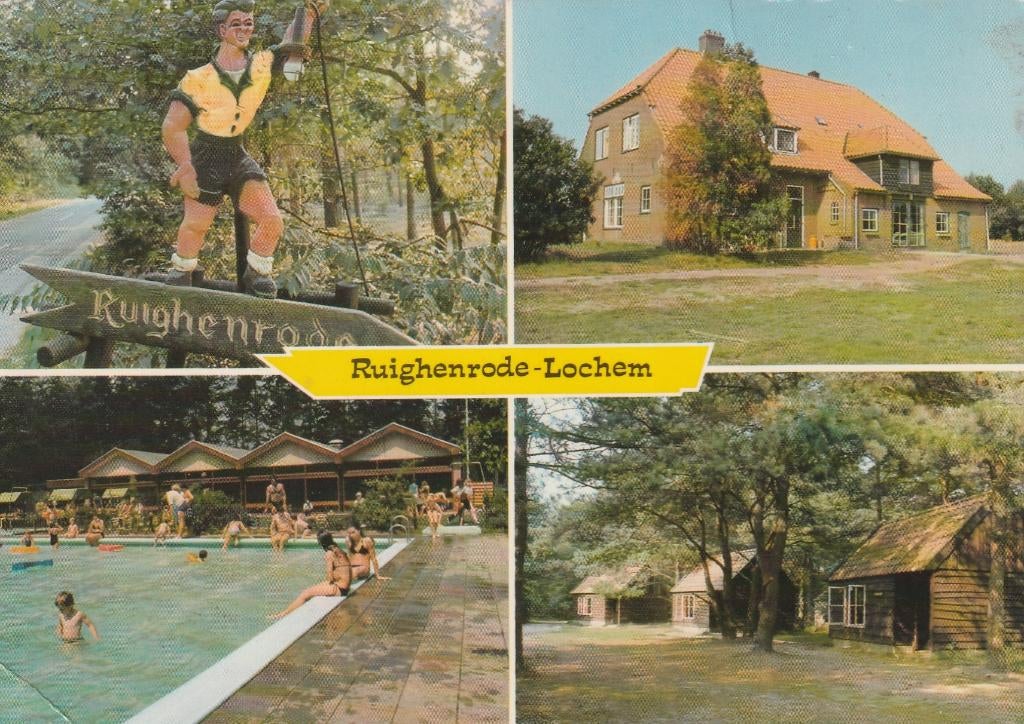 LOCHEM Ruighenrode Buitencentrum., Verzamelen, Ansichtkaarten | Nederland, Gelopen, Gelderland, 1960 tot 1980, Verzenden